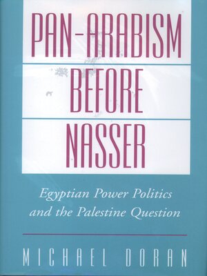 cover image of Pan-Arabism before Nasser